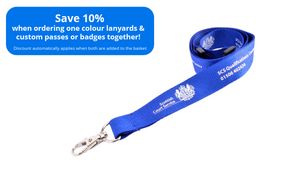 One Colour Print Lanyard