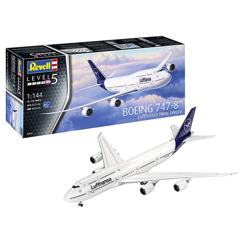 Revell B 747-8 Lufthansa　新塗装機　レベル　1/144 REVELL Boeing 747-8 Lufthansa 