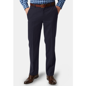 Regular Fit Olney Navy Flannel Trouser