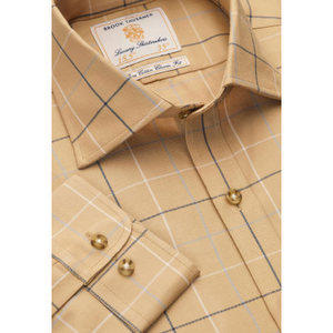 Daley Navy and Rust Herringbone Overcoat