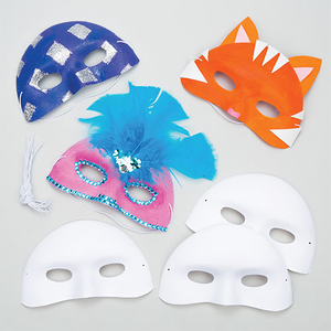 Beflockte Halbmasken