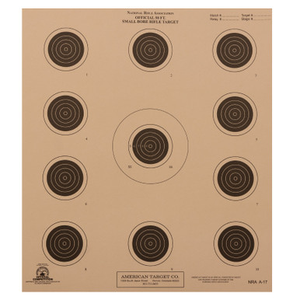 50ft Rifle Conventional A-17 Smallbore Target