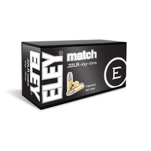 Eley Match EPS .22 LR Rimfire Ammunition