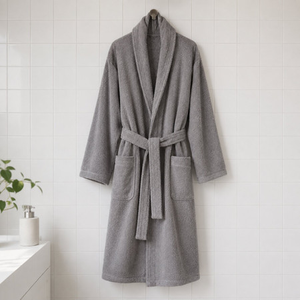 Value Range Terry Towelling Kimono Bathrobe - 100% Cotton