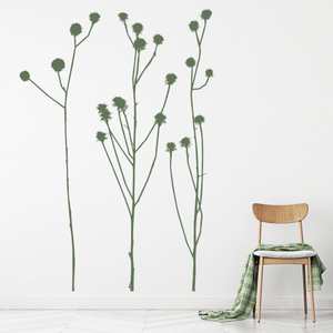Tall Grass Simple Reeds Wall Sticker