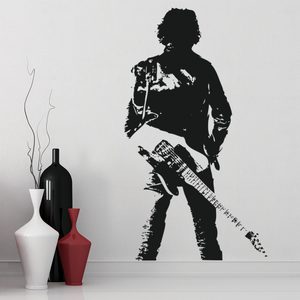 Bruce Springsteen Guitar Singer Wall Sticker