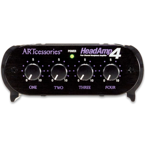 ART Pro Audio HeadAMP 4 8-Output Stereo Headphone Amp