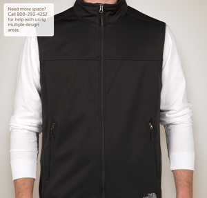 The North Face Ridgewall Soft Shell Vest - Embroidered - TNF Black