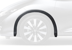 Genuine Honda Civic Left Front Grey Plastic Wheel Arch Protector 2012-2016 (74165TV0E02)
