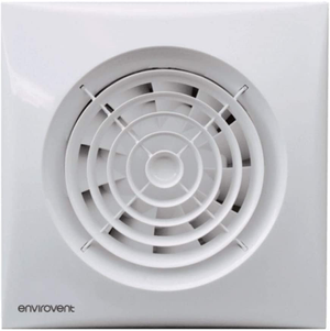 Envirovent SIL100T Silent 100 Whisper Quiet Toilet & Bathroom Fan with Timer