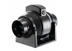 Manrose MF100T Mixed Flow In-Line Extractor Fan with Timer (Use with 100mm / 4 Inch Ducting)