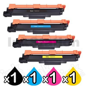 4 Pack Compatible Brother TN-253 / TN-257 Toner Combo [1BK,1C,1M,1Y]