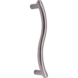 Wavy Cabinet Handle 96mm Brushed Nickel