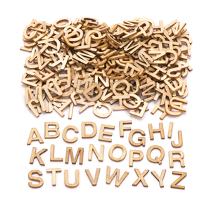 Mini-Großbuchstaben aus Holz