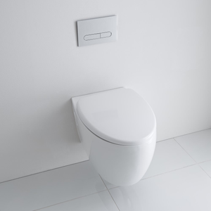 Milano Altham - White Soft Close Quick Release Top Fix Toilet Seat