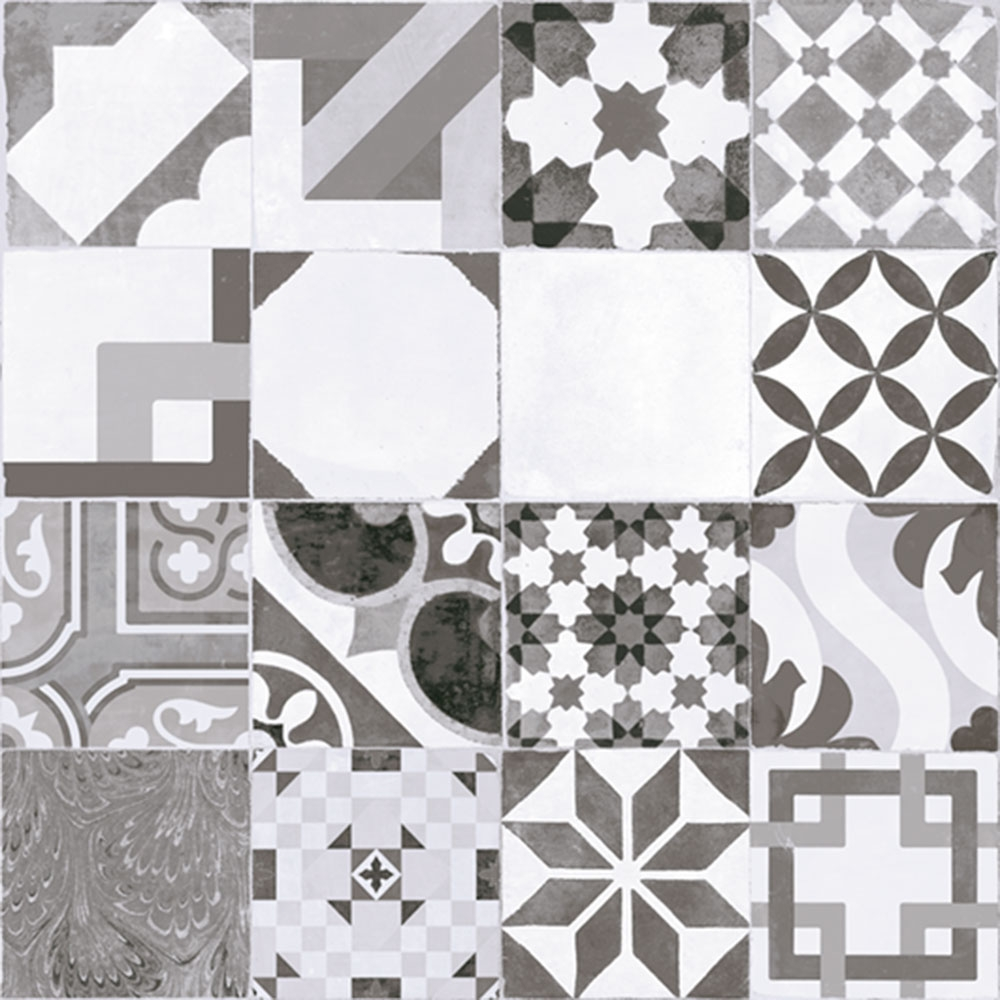 Malone Black & White Tiles