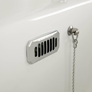 Milano Richmond - White Traditional Square Basin with Full Pedestal - 560mm x 450mm (2 Tap-Holes)