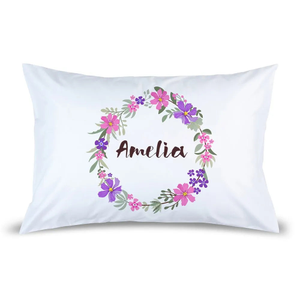 Wreath Pillow Case