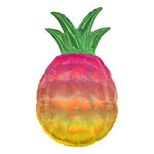 Iridescent Pineapple Holographic Helium Foil Giant Balloon 78cm / 31 in