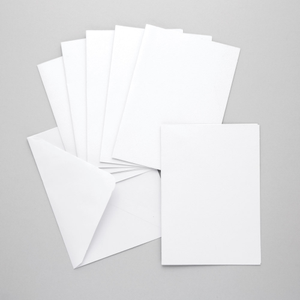 White Greeting Cards