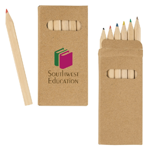 6  Piece Colored Pencil Set - Full  color