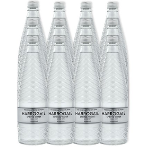 Harrogate Sparkling Water, Glass Bottles, 750ml, Pack of 12