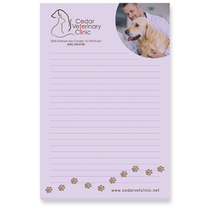 4"  x 6" Sticky Notepads - 25 Sheets - 4 Color  FREE