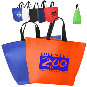 Two-Tone  Heat Sealed Nonwoven  Tote