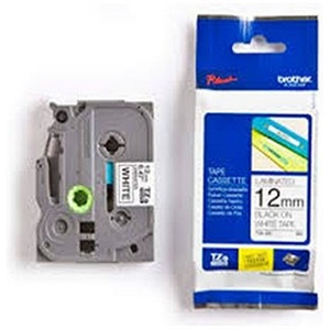 Brother P-Touch TZe-231 Label Tape, Black on White, 12mmx8m