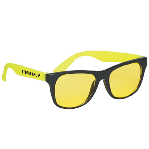 Tinted  Lenses Rubberized  Sunglasses