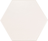 White Novel Hexagon Tiles
