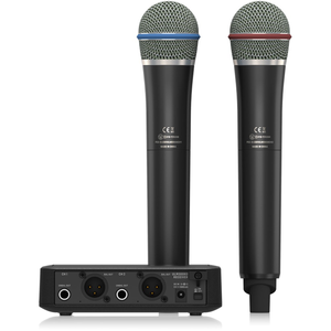 Behringer Ultralink ULM302MIC Dual Digital Wireless System w/ 2x Handheld Mics & Receiver