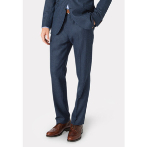 Tailored Fit Clifford Navy Donegal Wool Suit Trousers