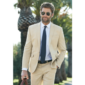 Tailored Fit Constable Natural Linen Blend Suit Jacket