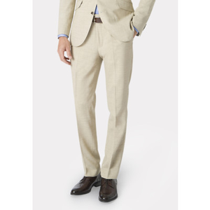 Tailored Fit Constable Natural Linen Blend Suit Trousers