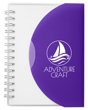 Medium Spiral Curve Notebook