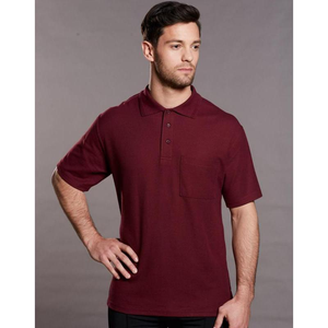 Unisex Poly Cotton Pocket Polo Shirt