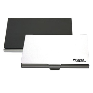 Slimline Anodised Aluminium Business Card Holder