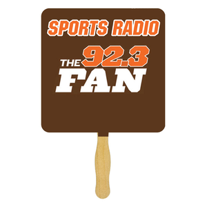 Square Hand Fan - Low Minumum - One Free Set-up