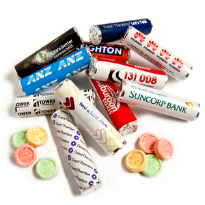 Fruit Tingle Fizz Roll Lollies Full Colour Wrapper