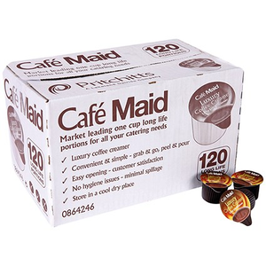 Cafe Maid UHT Luxury Coffee Creamer Pots, 12ml, Pack of 120