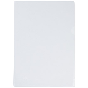 Q-Connect A4 Cut Flush Folders, Clear, Pack of 100
