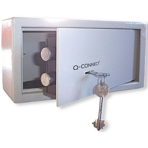 Q-Connect Key-Operated Safe, 7kg, 6 Litre Capacity
