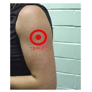 Small  Rectangular Temporary Tattoos - 1.5" x  2"