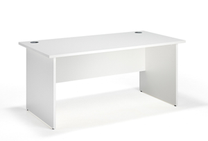White Panel End Office Desk