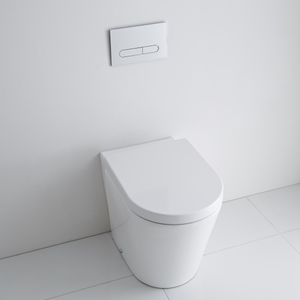 Milano Rivington - White Soft Close Quick Release Top Fix Toilet Seat