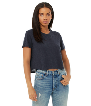 Bella + Canvas B8882 Ladies' Flowy Cropped T-Shirt