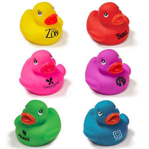 Colorful  2" Rubber  Ducks