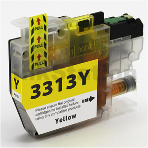 Compatible Brother LC-3313Y Yellow Ink Cartridge - 400 pages (High Yield of Brother LC-3311Y)