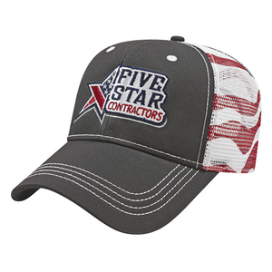 Flag  Mesh Back  Cap